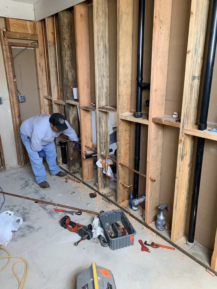 Commercial rough-in plumbing for Commercial Plumbing in North Kansas City